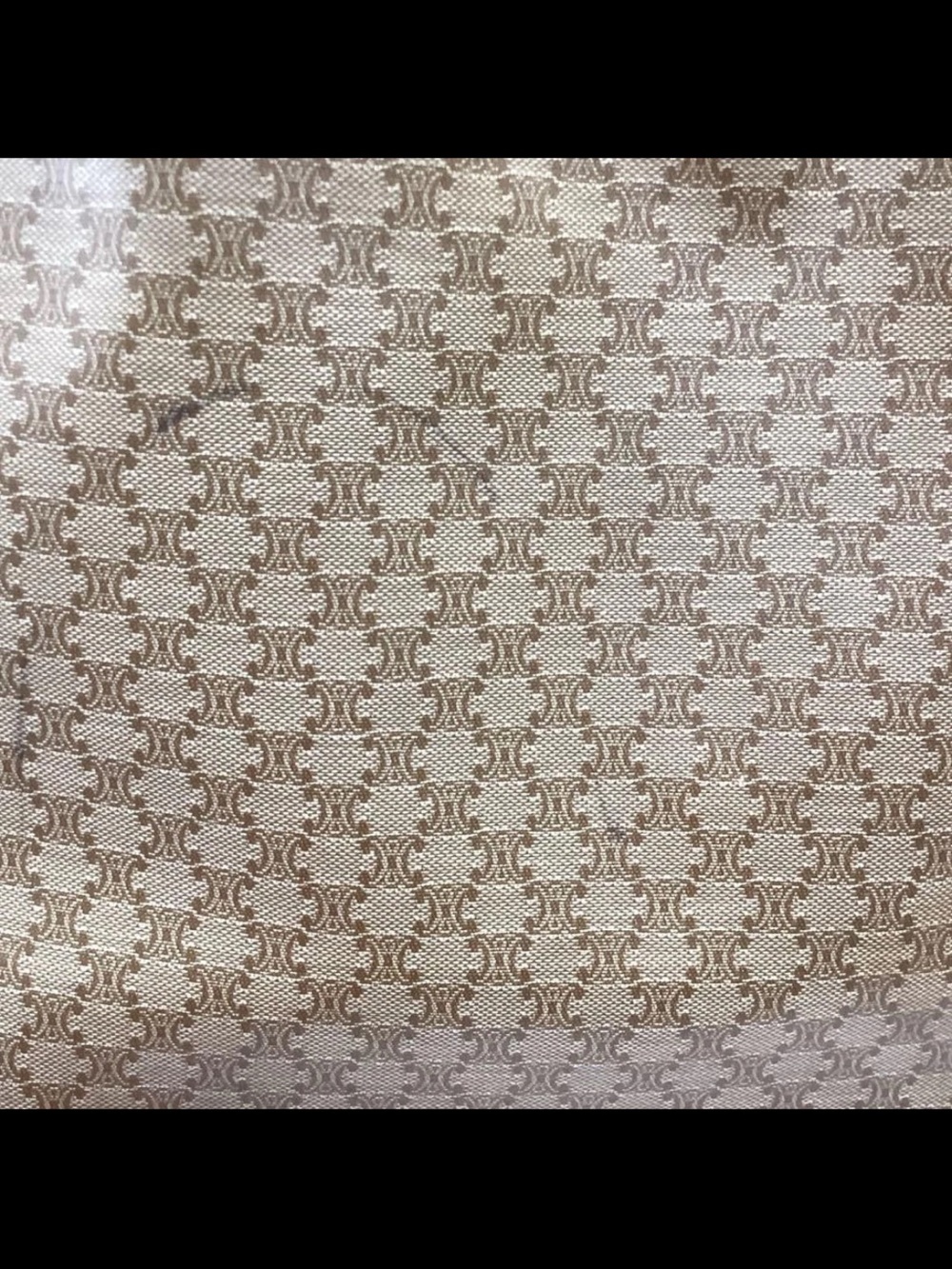 Celine Beige Monogram Drawstring Backpack - Picture 4 of 13